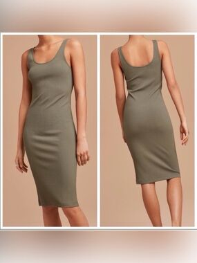 Wilfred Free ribbed bodycon dress from Aritzia size small